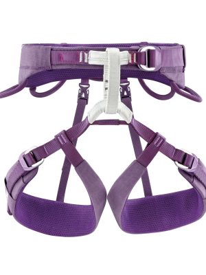 LUNA PETZL - Arnés para escalada y alpinismo para mujer con perneras ajustables para escalada deportiva y grandes itinerarios