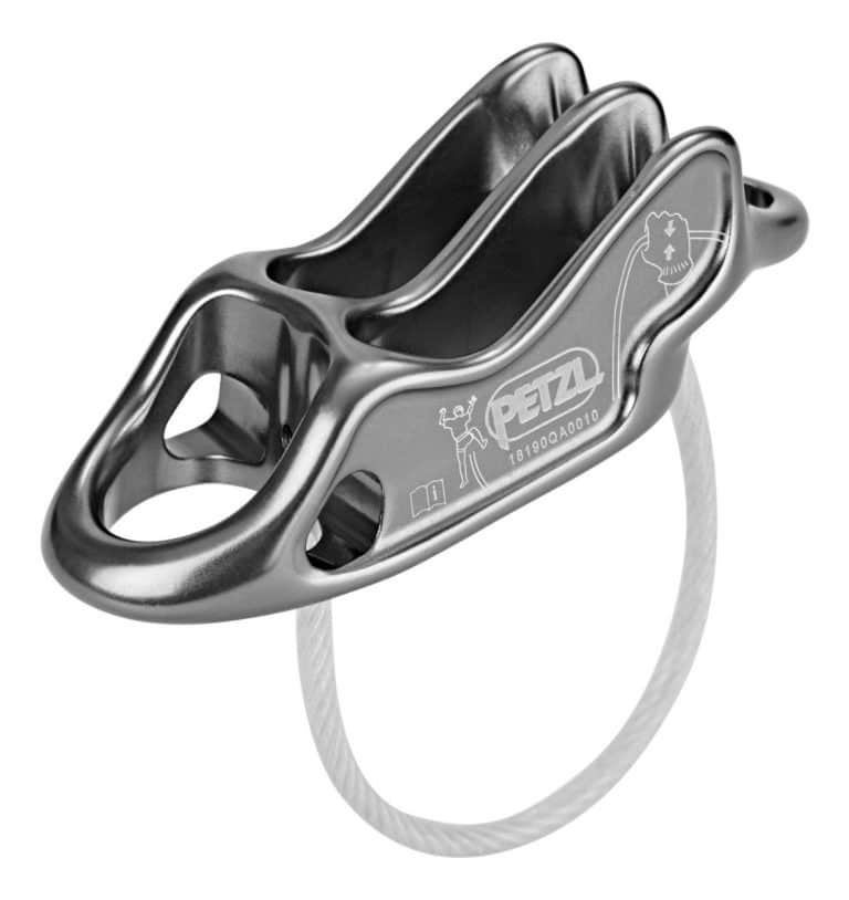 REVERSO PETZL - Asegurador-descensor polivalente y ligero, que permite asegurar al segundo (modo Reverso)